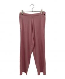 eztreme cashmere（エクストリーム カシミア）の古着「relax cotton cashmere knit pants」｜ピンク