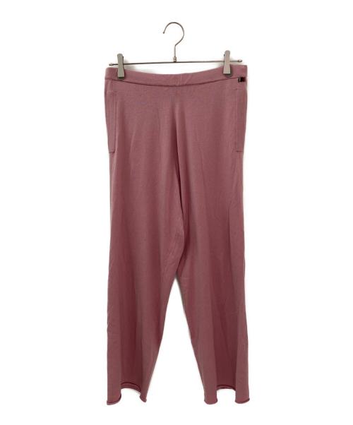 eztreme cashmere（エクストリーム カシミア）eztreme cashmere (エクストリーム カシミア) relax cotton cashmere knit pants ピンク サイズ:-の古着・服飾アイテム