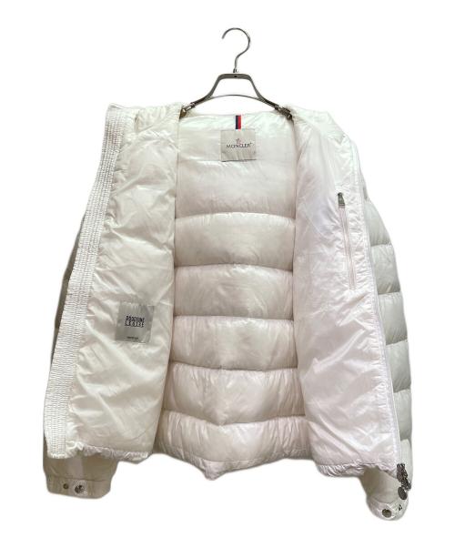 MONCLER（モンクレール）MONCLER (モンクレール) SASSIERE/ダウンジャケット ホワイト サイズ:2の古着・服飾アイテム