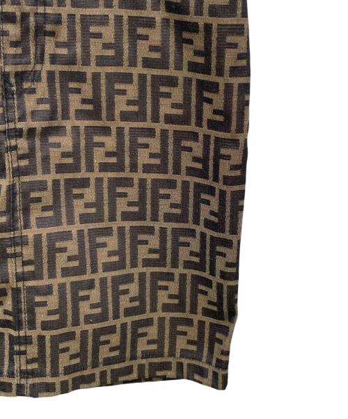 FENDI（フェンディ）FENDI (フェンディ) ズッカ柄 コクーンスカート ブラウン サイズ:42の古着・服飾アイテム