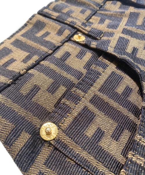FENDI（フェンディ）FENDI (フェンディ) ズッカ柄 コクーンスカート ブラウン サイズ:42の古着・服飾アイテム
