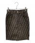 FENDI（フェンディ）の古着「ズッカ柄 コクーンスカート」｜ブラウン