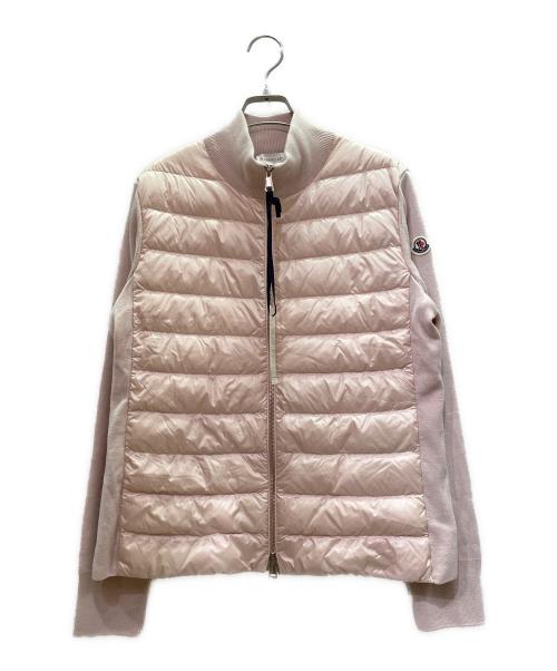 MONCLER（モンクレール）MONCLER (モンクレール) CARDIGAN TRICOT トリコット カーディガン/K10939B00025 ピンク サイズ:L 未使用品の古着・服飾アイテム