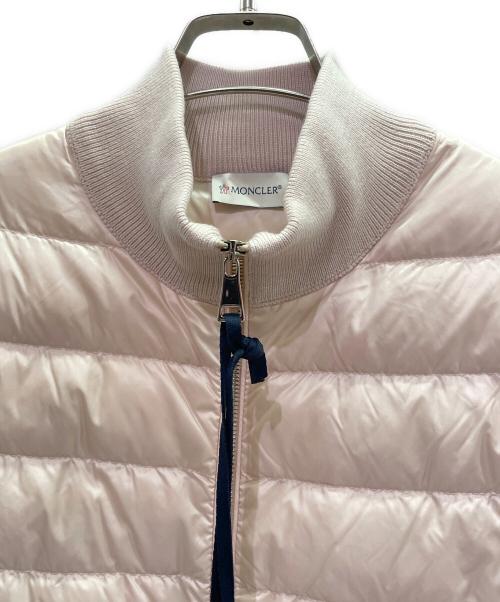 MONCLER（モンクレール）MONCLER (モンクレール) CARDIGAN TRICOT トリコット カーディガン/K10939B00025 ピンク サイズ:L 未使用品の古着・服飾アイテム