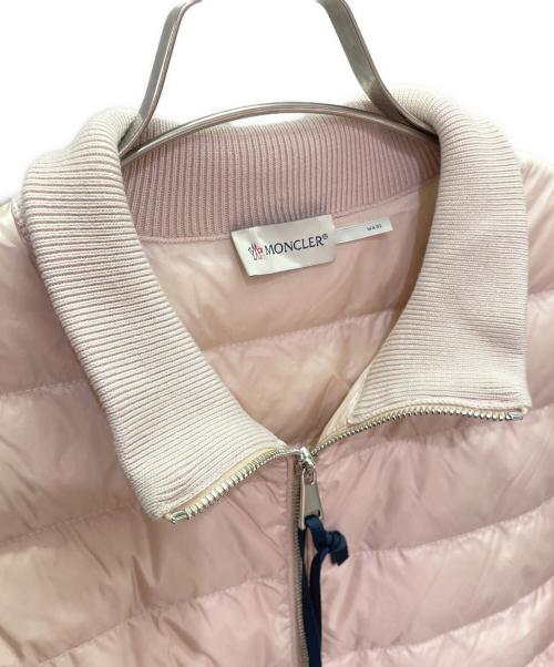 MONCLER（モンクレール）MONCLER (モンクレール) CARDIGAN TRICOT トリコット カーディガン/K10939B00025 ピンク サイズ:L 未使用品の古着・服飾アイテム