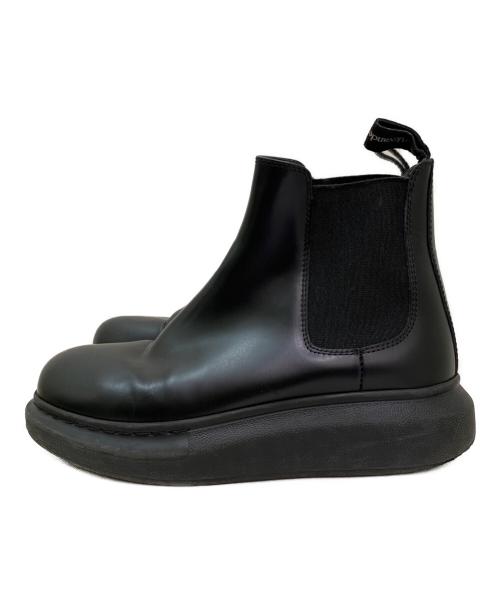 ALEXANDER McQUEEN（アレキサンダーマックイーン）ALEXANDER McQUEEN (アレキサンダーマックイーン) サイドゴアブーツ ブラック サイズ:36の古着・服飾アイテム