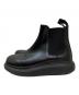 ALEXANDER McQUEEN (アレキサンダーマックイーン) サイドゴアブーツ ブラック サイズ:36：16000円