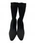 中古・古着 BALENCIAGA (バレンシアガ) Knit Round Toe Knife Booties ブラック サイズ:36：22000円