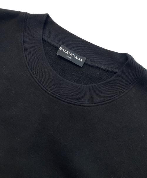 BALENCIAGA（バレンシアガ）BALENCIAGA (バレンシアガ) コットン スモールキャンペーン ロゴ スウェット ブラック サイズ:xsの古着・服飾アイテム