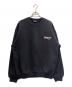 BALENCIAGA（バレンシアガ）の古着「コットン スモールキャンペーン ロゴ スウェット」｜ブラック