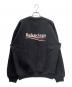 BALENCIAGA (バレンシアガ) コットン スモールキャンペーン ロゴ スウェット ブラック サイズ:xs：30000円