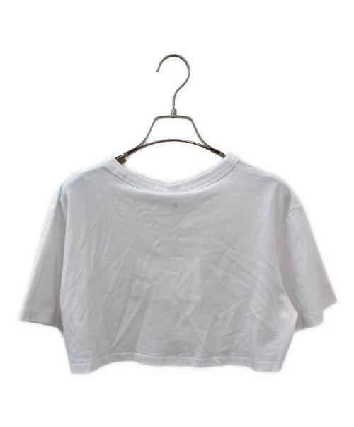 ALEXANDER WANG（アレキサンダー・ワン）ALEXANDER WANG (アレキサンダー・ワン) ショート丈半袖カットソー ホワイト サイズ:XSの古着・服飾アイテム