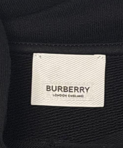 BURBERRY（バーバリー）BURBERRY (バーバリー) スウェットフーディ ブラック サイズ:XSの古着・服飾アイテム