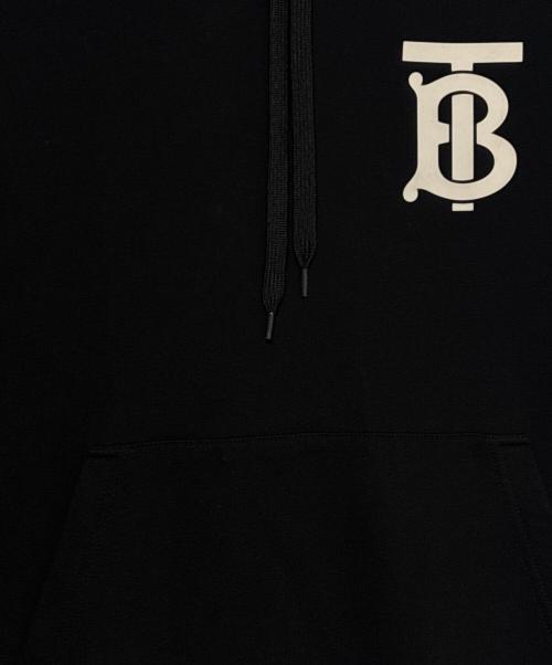 BURBERRY（バーバリー）BURBERRY (バーバリー) スウェットフーディ ブラック サイズ:XSの古着・服飾アイテム