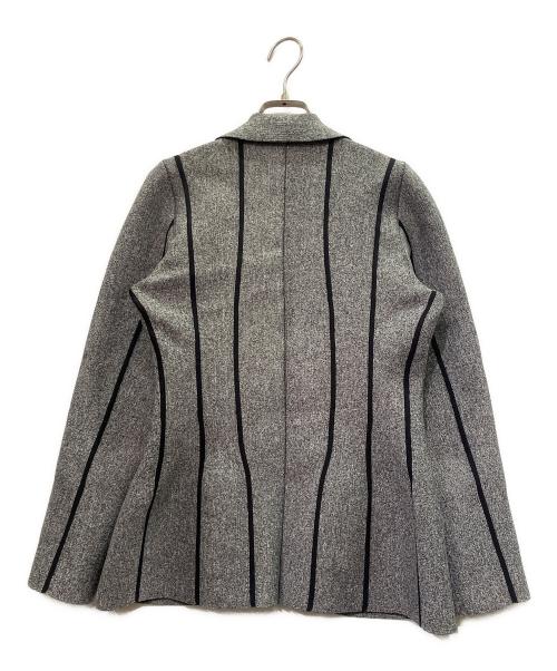 Christian Dior（クリスチャン ディオール）Christian Dior (クリスチャン ディオール) パイピング デザインジャケット グレー サイズ:38の古着・服飾アイテム