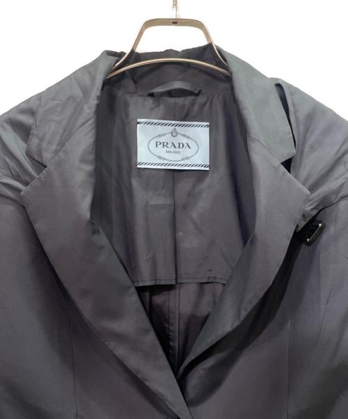 PRADA（プラダ）PRADA (プラダ) ナイロンジャケット ネイビー サイズ:38の古着・服飾アイテム