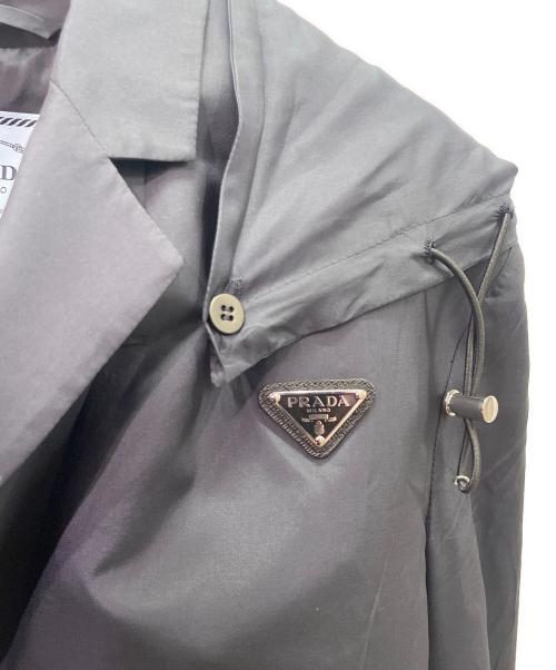 PRADA（プラダ）PRADA (プラダ) ナイロンジャケット ネイビー サイズ:38の古着・服飾アイテム
