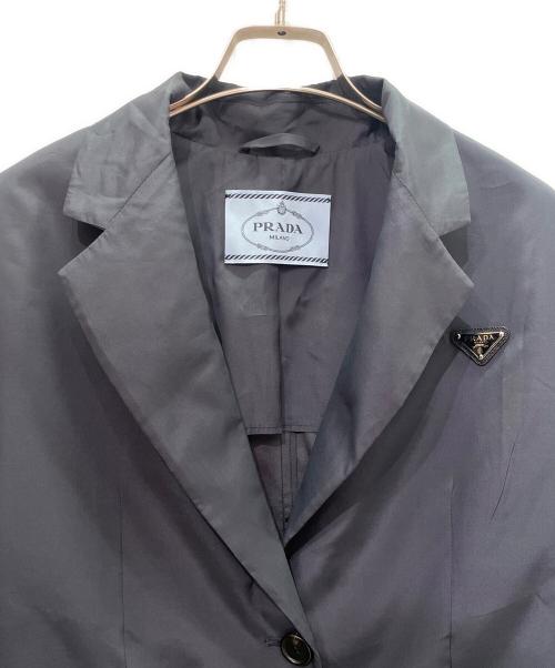 PRADA（プラダ）PRADA (プラダ) ナイロンジャケット ネイビー サイズ:38の古着・服飾アイテム