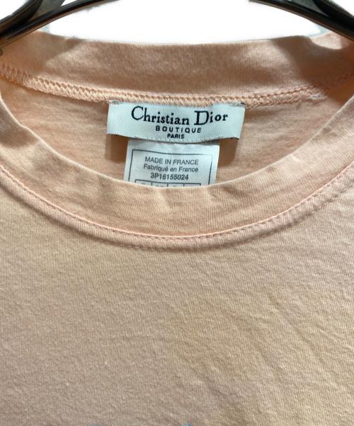 Christian Dior（クリスチャン ディオール）Christian Dior (クリスチャン ディオール) ロゴ半袖Tシャツ オレンジ サイズ:38の古着・服飾アイテム