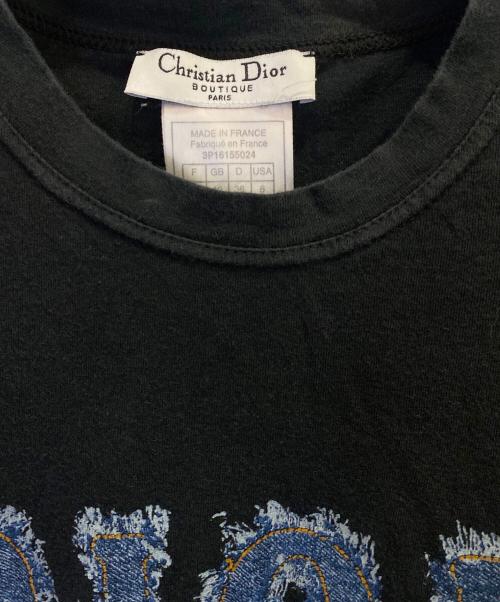 Christian Dior（クリスチャン ディオール）Christian Dior (クリスチャン ディオール) ロゴ半袖Tシャツ グレー サイズ:36の古着・服飾アイテム