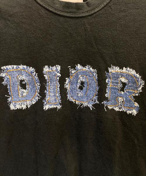Christian Dior（クリスチャン ディオール）Christian Dior (クリスチャン ディオール) ロゴ半袖Tシャツ グレー サイズ:36の古着・服飾アイテム