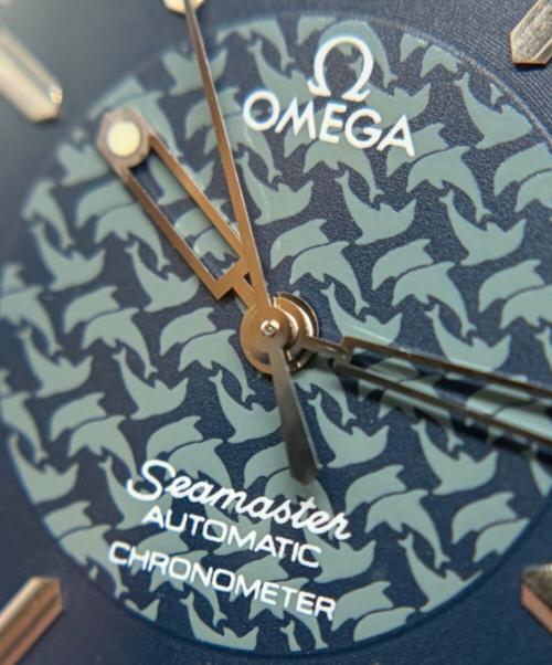 OMEGA（オメガ）OMEGA (オメガ) シーマスター ジャックマイヨール Ref:2500.80 ブルードルフィン文字盤 サイズ:36mm/16cmの古着・服飾アイテム