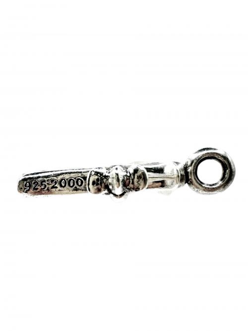 CHROME HEARTS（クロムハーツ）CHROME HEARTS (クロムハーツ) TNY CRSF P SAP タイニークロスファット PAVEピンクサファイア シルバー サイズ:TNY/タイニーの古着・服飾アイテム