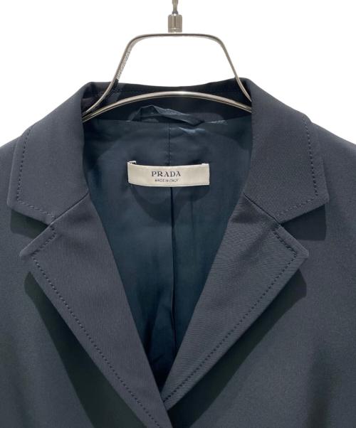 PRADA（プラダ）PRADA (プラダ) テーラードジャケット ブラック サイズ:38の古着・服飾アイテム