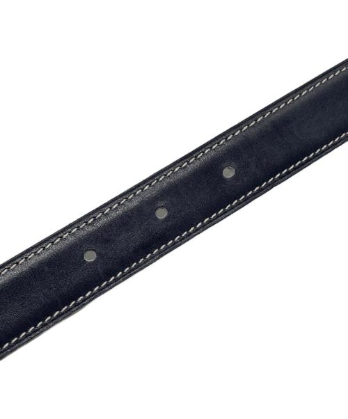 HERMES（エルメス）HERMES (エルメス) Constance Belt コンスタンスベルト □C刻印:1999年製 ホワイト×ネイビー サイズ:68.0cmの古着・服飾アイテム