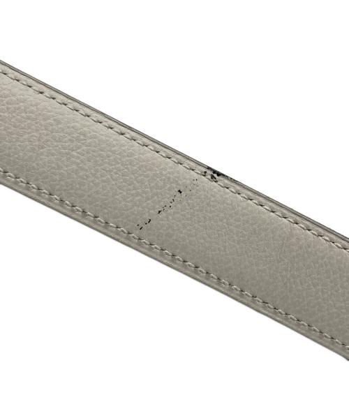 HERMES（エルメス）HERMES (エルメス) Constance Belt コンスタンスベルト □C刻印:1999年製 ホワイト×ネイビー サイズ:68.0cmの古着・服飾アイテム