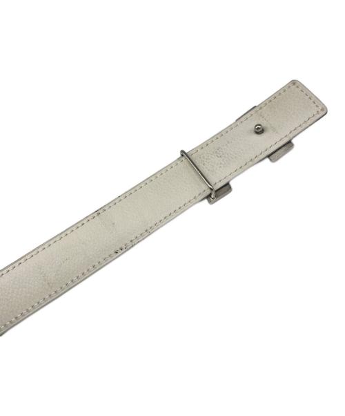 HERMES（エルメス）HERMES (エルメス) Constance Belt コンスタンスベルト □C刻印:1999年製 ホワイト×ネイビー サイズ:68.0cmの古着・服飾アイテム