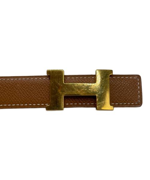 HERMES（エルメス）HERMES (エルメス) コンスタンスベルト ゴールド×ブラックの古着・服飾アイテム
