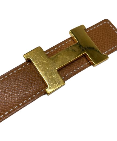HERMES（エルメス）HERMES (エルメス) コンスタンスベルト ゴールド×ブラックの古着・服飾アイテム
