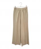 DEUXIEME CLASSEドゥーズィエム クラス）の古着「Silk Looker パンツ」｜ベージュ