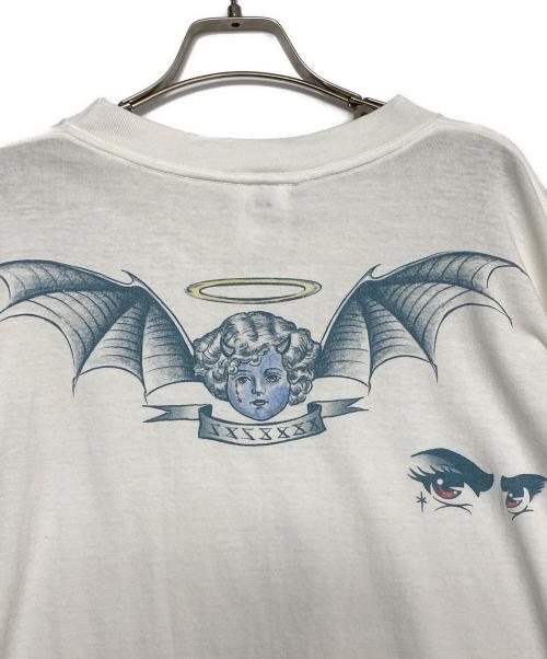SAINT MICHAEL（セントマイケル）SAINT MICHAEL (セントマイケル) Dr.Woo  TATOO DW_LS TEE ホワイト サイズ:Lの古着・服飾アイテム