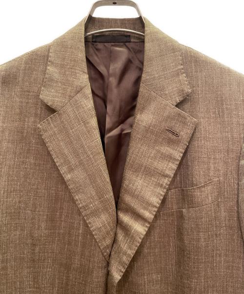 CARUSO（カルーゾ）CARUSO (カルーゾ) ウールシルクバタフライコート ブラウン サイズ:46の古着・服飾アイテム