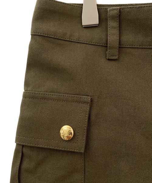 CELINE（セリーヌ）CELINE (セリーヌ) ショートパンツ カーキ サイズ:36の古着・服飾アイテム