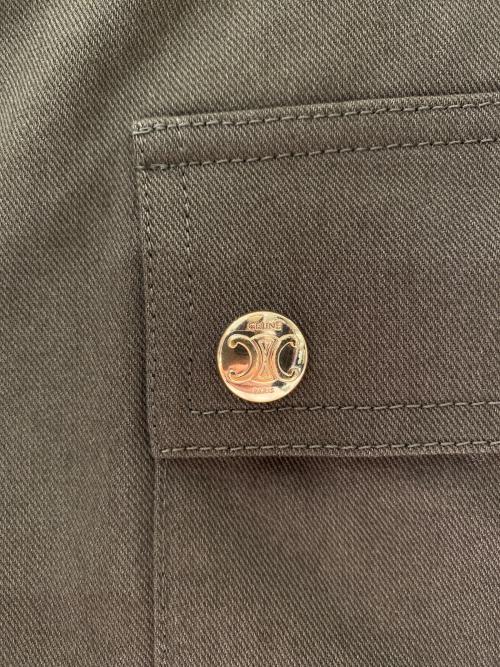 CELINE（セリーヌ）CELINE (セリーヌ) ショートパンツ カーキ サイズ:36の古着・服飾アイテム