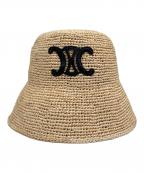 CELINEセリーヌ）の古着「Triomphe Bucket Hat トリオンバケットハット/2AUP7517Q」｜ナチュラル