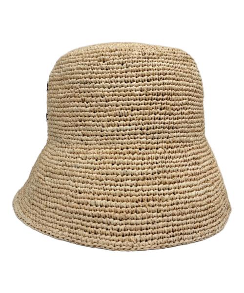 CELINE（セリーヌ）CELINE (セリーヌ) Triomphe Bucket Hat トリオンバケットハット/2AUP7517Q ナチュラルの古着・服飾アイテム