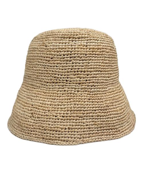 CELINE（セリーヌ）CELINE (セリーヌ) Triomphe Bucket Hat トリオンバケットハット/2AUP7517Q ナチュラルの古着・服飾アイテム