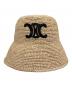 CELINE（セリーヌ）の古着「Triomphe Bucket Hat トリオンバケットハット/2AUP7517Q」｜ナチュラル