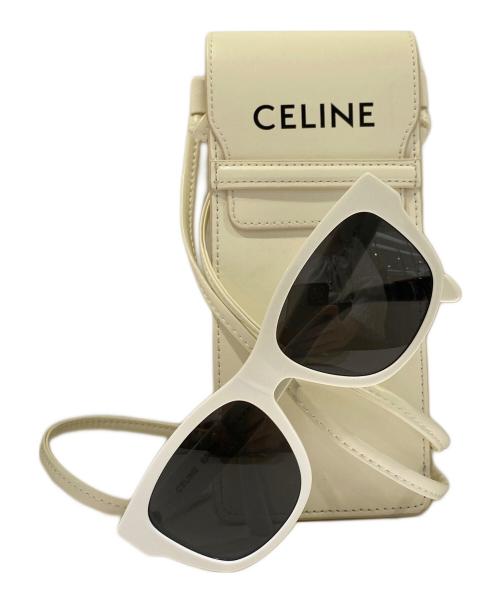 CELINE（セリーヌ）CELINE (セリーヌ) サングラス ホワイト サイズ:55□17-145の古着・服飾アイテム