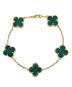 VAN CLEEF & ARPELS（ヴァンクリーフ＆アーペル）の古着「Vintage Alhambra bracelet, 5 motifs ヴィンテージ アルハンブラ ブレスレット、5モチーフ」