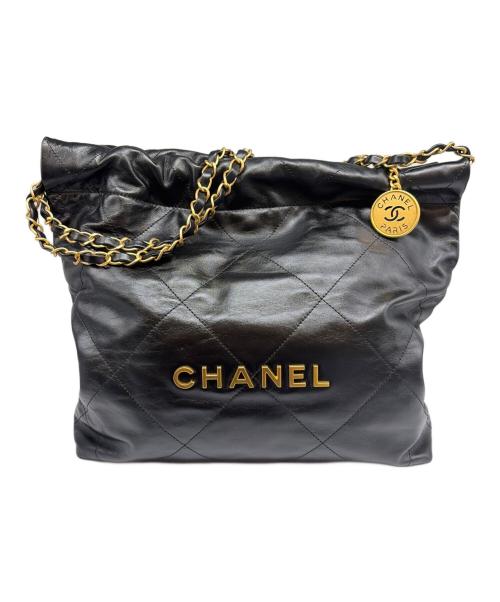 CHANEL（シャネル）CHANEL (シャネル) CHANEL 22 Small Handbag シャネル22 スモールハンドバッグ ブラック サイズ:スモールの古着・服飾アイテム
