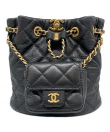 CHANEL（シャネル）の古着「マトラッセ ミニバッグパック」｜ブラック