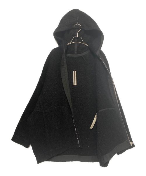RICK OWENS（リックオウエンス）RICK OWENS (リックオウエンス) Jumbo Peter hoodie ブラック サイズ:46の古着・服飾アイテム
