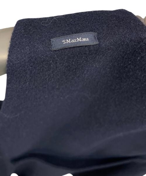 'S Max Mara（エスマックスマーラ）'S Max Mara (エスマックスマーラ) ウールノースリーブワンピース ネイビー サイズ:36の古着・服飾アイテム