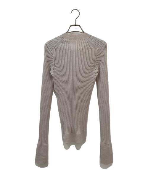 Martin Margiela4（マルタンマルジェラ 4）Martin Margiela4 (マルタンマルジェラ 4) Vネックリブニット アイボリー サイズ:SWの古着・服飾アイテム