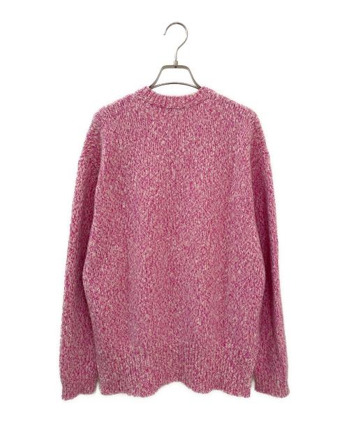 DRAWER（ドゥロワー）DRAWER (ドゥロワー) 5Gウールカシミヤ天竺編みニット ピンク サイズ:1の古着・服飾アイテム
